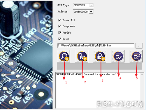 CH32V CH573单片机芯片-第一章：CH32V103应用教程——新建工程risc-v单片机中文社区(30)