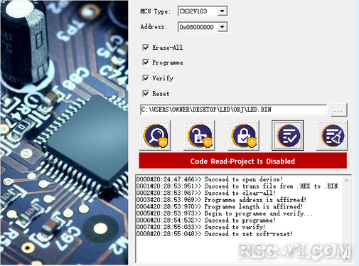 CH32V CH573单片机芯片-第一章：CH32V103应用教程——新建工程risc-v单片机中文社区(31)