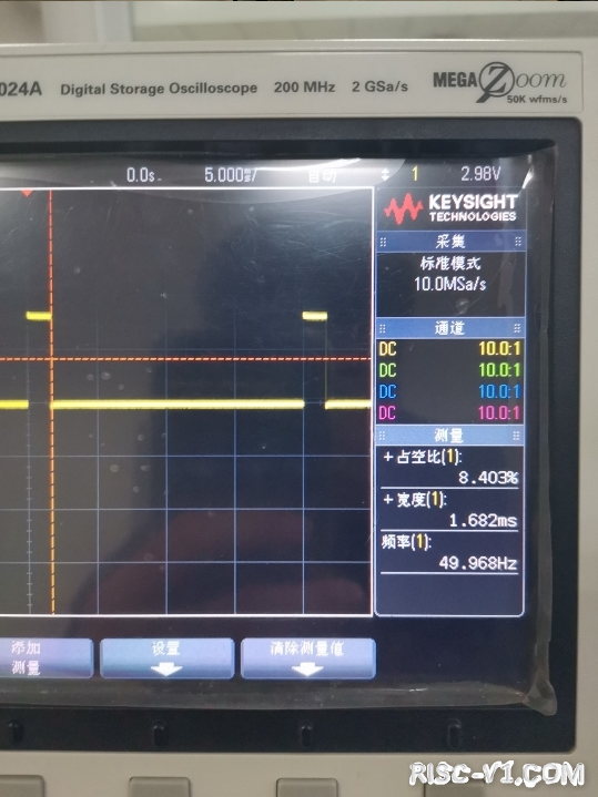 CH32V CH573单片机芯片-第七十五章：CH32V103应用教程——舵机控制risc-v单片机中文社区(3)