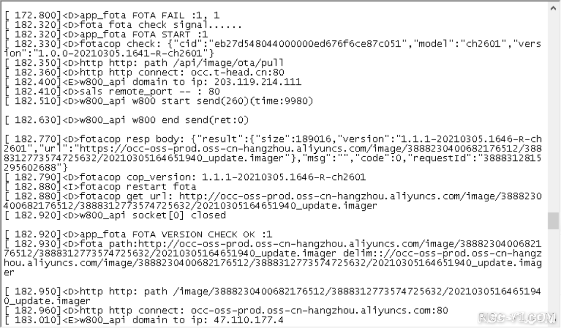 CH2601 单片机芯片及应用-RVB2601应用开发实战系列四：FOTA镜像升级risc-v单片机中文社区(32)