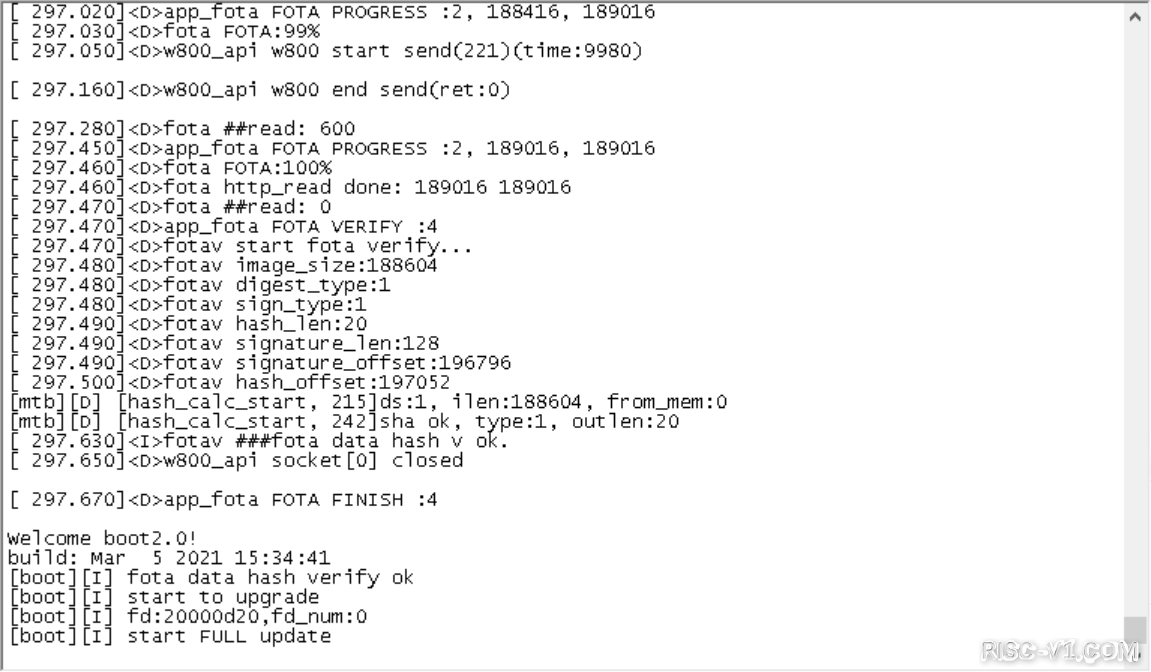 CH2601 单片机芯片及应用-RVB2601应用开发实战系列四：FOTA镜像升级risc-v单片机中文社区(34)