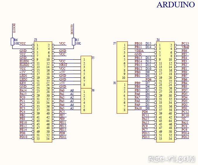 CH32V307-【CH32V307VCT6】原理图_最小系统核心板V1risc-v单片机中文社区(9)