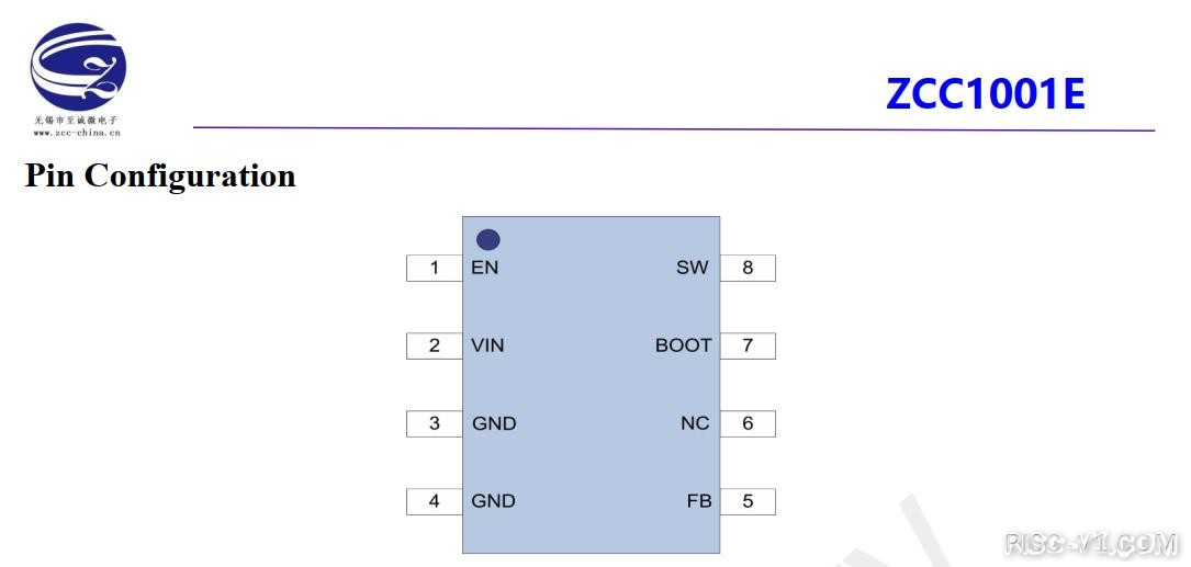 国产化DC-DC芯片专区-「国产电源芯片之推荐篇3」ZCC1001E非同步降压转换器DC-DC(9V到100V输入1.5A电流)risc-v单片机中文社区(3)