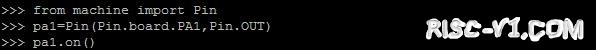 RISC-Vduino DUE开发板教程-【MicroPython玩转RISC-V MCU从0到1】篇二：MicroPython编程进行RISC-VduinoDUE Board点灯/关灯操作LED Blink！risc-v单片机中文社区(4)