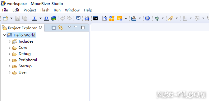 RISC-Vduino UNO RC开发板教程-RISC-Vduino任务4-1 Hello World实验_MounRiverrisc-v单片机中文社区(5)