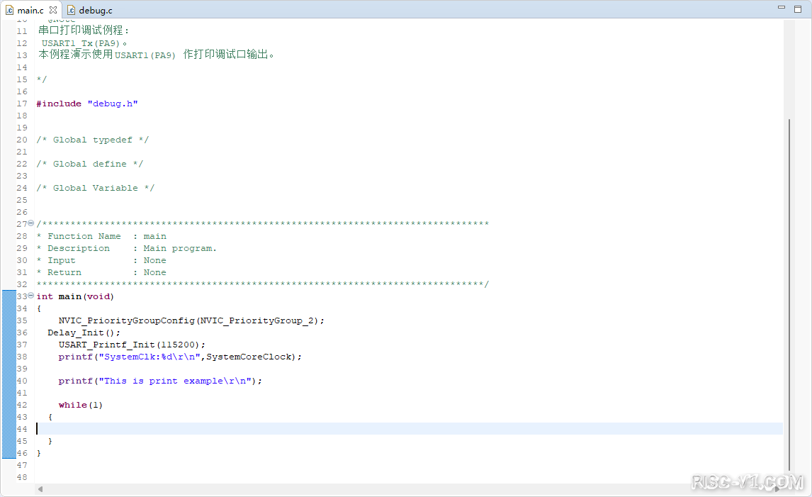 RISC-Vduino UNO RC开发板教程-RISC-Vduino任务4-1 Hello World实验_MounRiverrisc-v单片机中文社区(8)