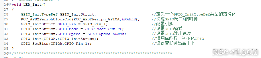 RISC-Vduino UNO RC开发板教程-RISC-Vduino任务5-1 LED灯闪烁实验_MounRiverrisc-v单片机中文社区(1)