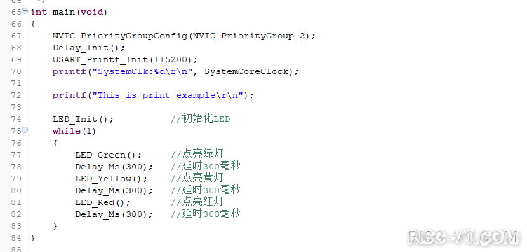 RISC-Vduino UNO RC开发板教程-RISC-Vduino任务6-1 LED交通灯实验_MounRiverrisc-v单片机中文社区(3)