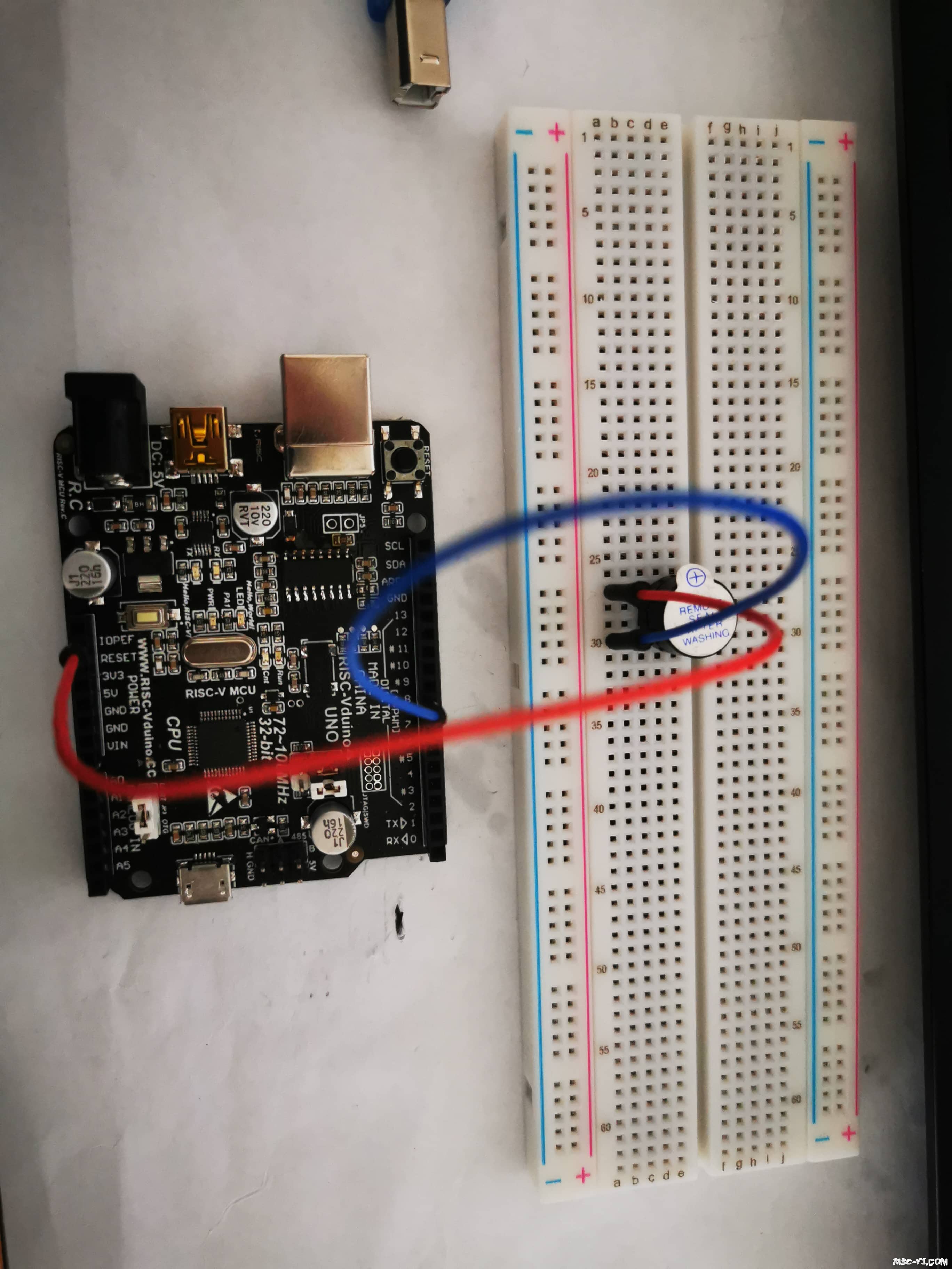 RISC-Vduino UNO RC开发板教程-RISC-Vduino任务9-1 无源蜂鸣器实验_MounRiverrisc-v单片机中文社区(3)